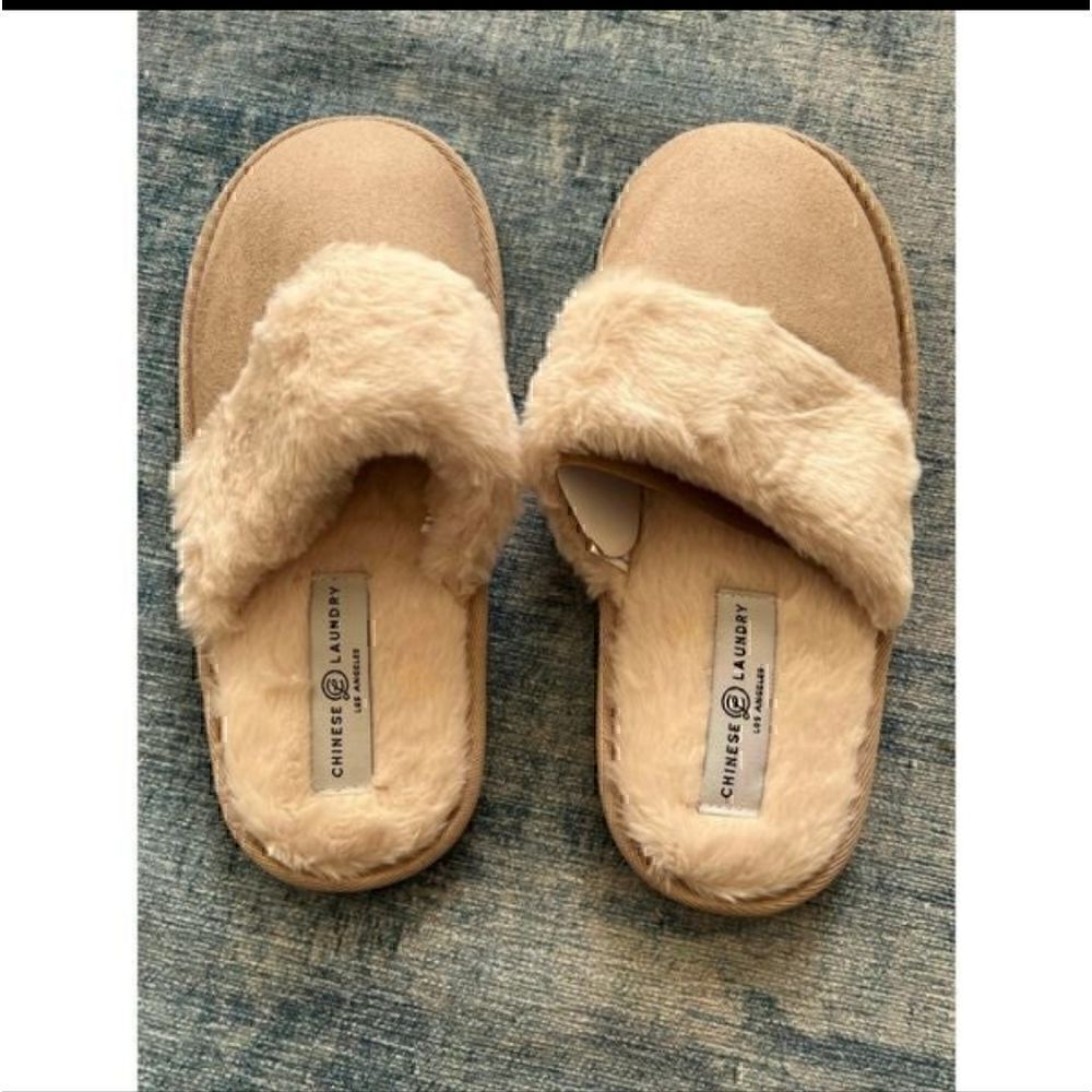 Chinese Laundry Faux Fur Women's Slippers